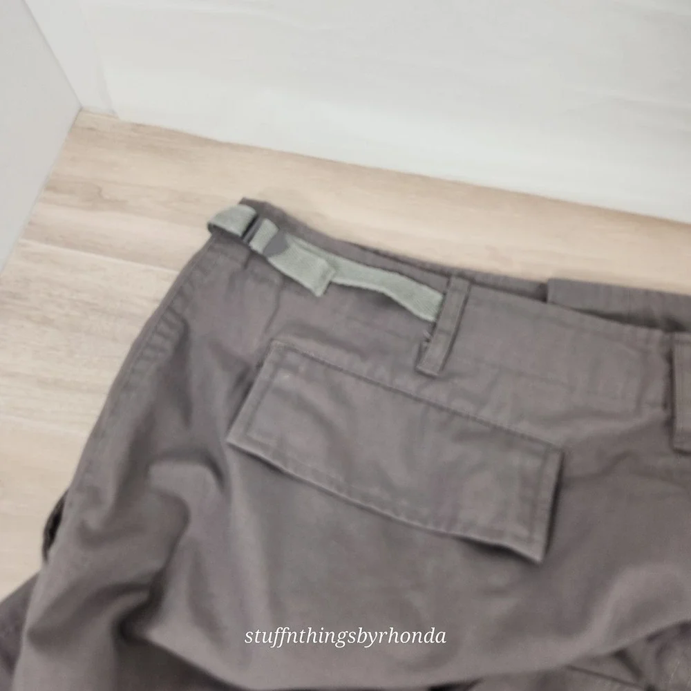First Class Cargo Pants Adult Mens Size Medium Regular Ripstop Drawstring Bottom